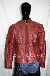 Classyak Men Motorcycle Leather Jacket